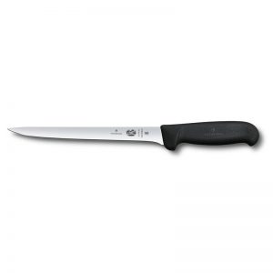 FILLETING KNIFE rear curved edge, flexible blade