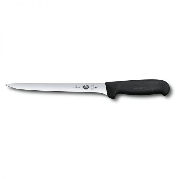 FILLETING KNIFE rear curved edge, flexible blade