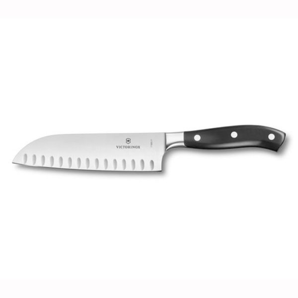 Victorinox Grand Maître Santoku Knife fluted edge