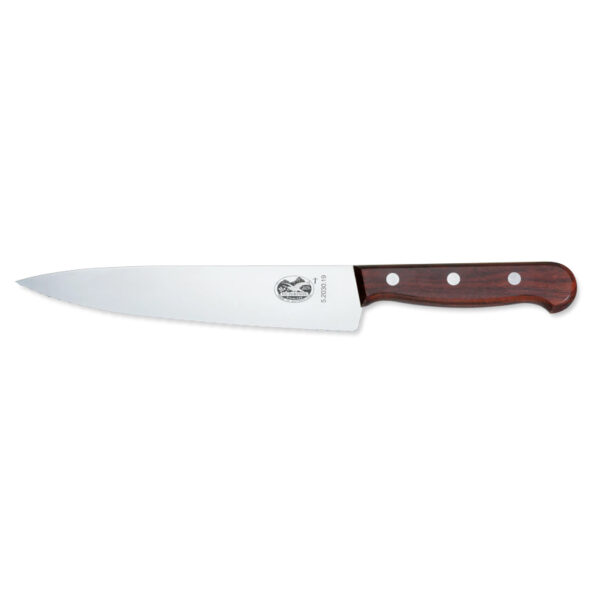 Victorinox Wood Chef's Knife with Wavy Edge