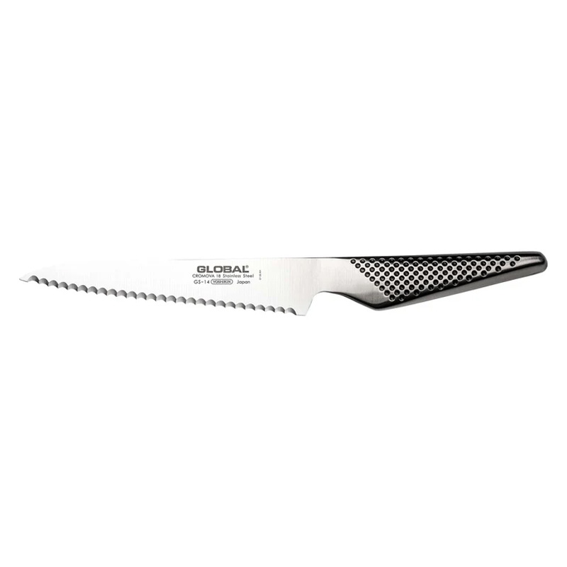 Global Scalloped Utility Knife 15cm